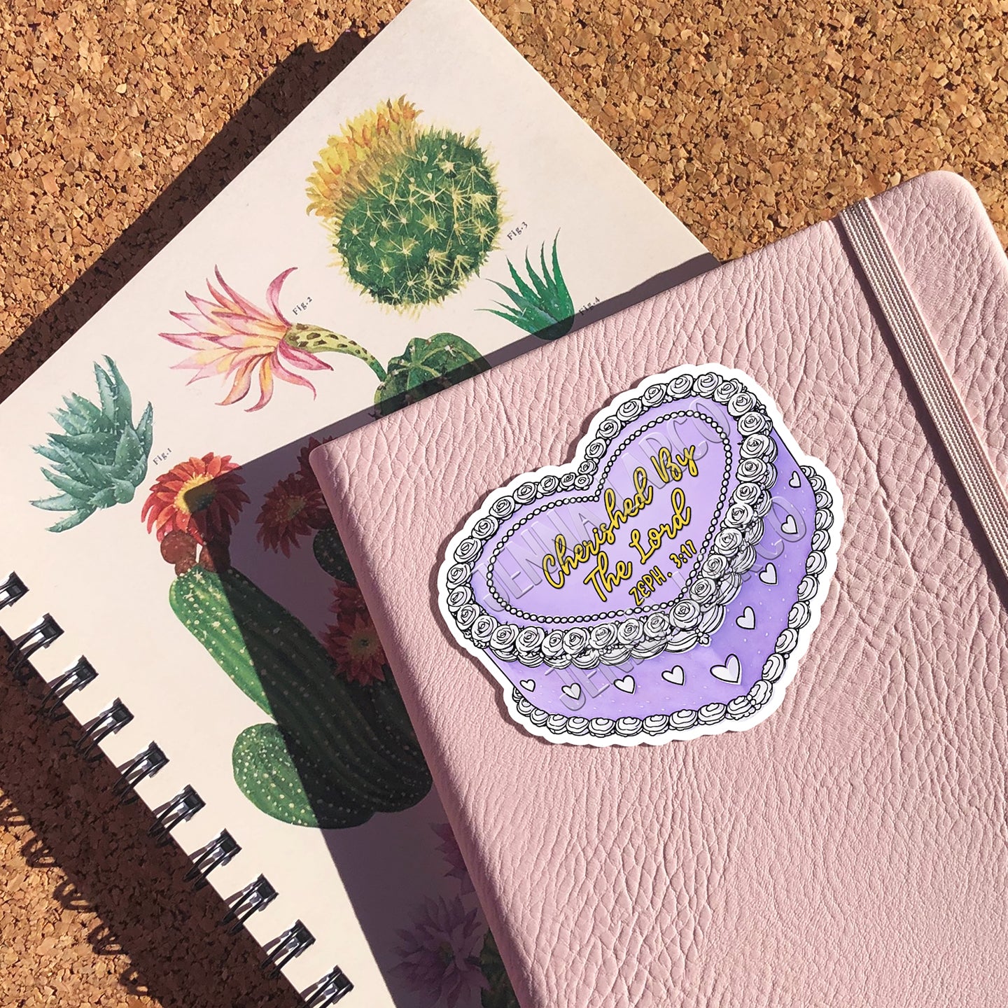 Valentine’s Cakes | Zephaniah 3:17 | Christian Vinyl Sticker