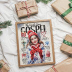 Candy Cane Gospel • Scripture Prompt • Giclée Christmas Art Print