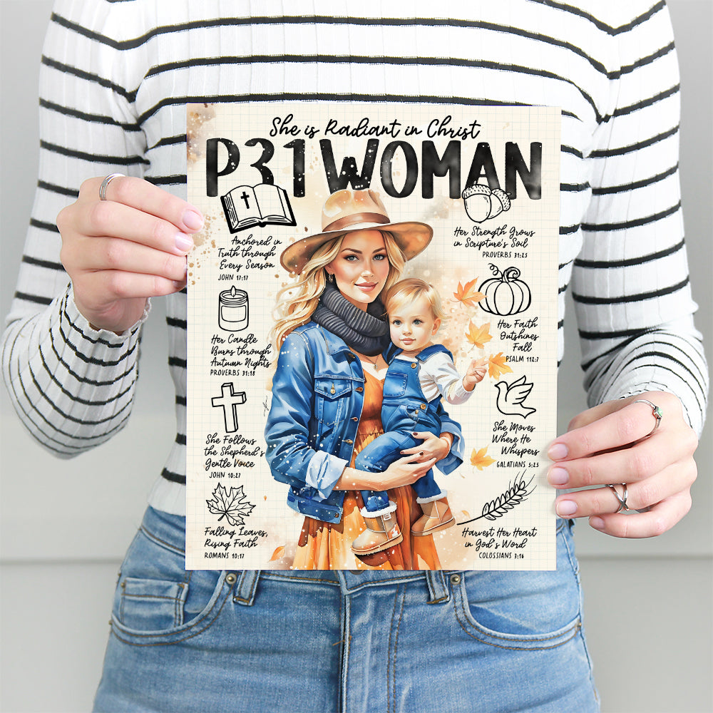 "Fall P31 Woman” Christian Art Print