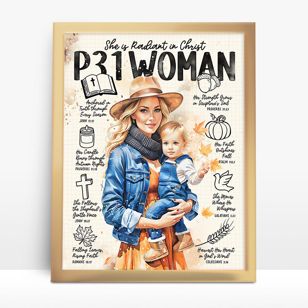 "Fall P31 Woman” Christian Art Print