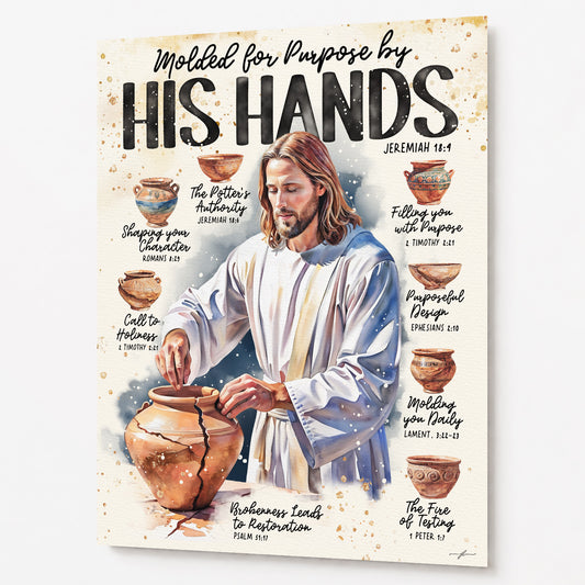Jesus | Molded For A Purpose | Scripture Prompt Art Print