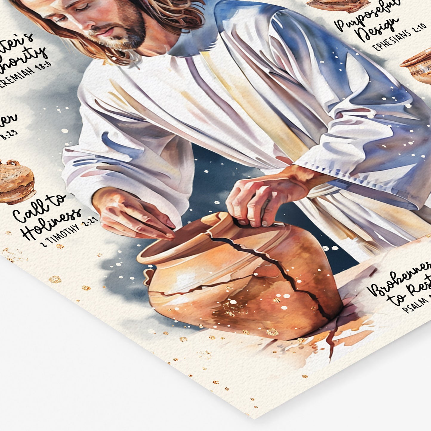 Jesus | Molded For A Purpose | Scripture Prompt Art Print