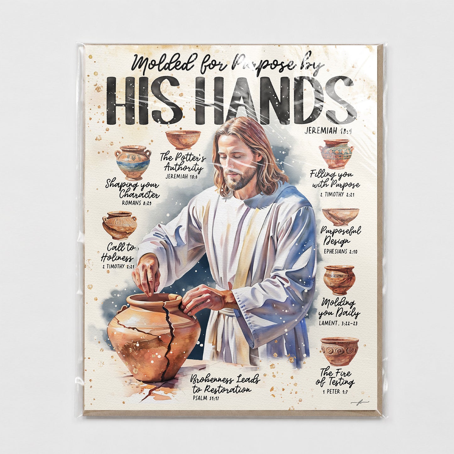 Jesus | Molded For A Purpose | Scripture Prompt Art Print