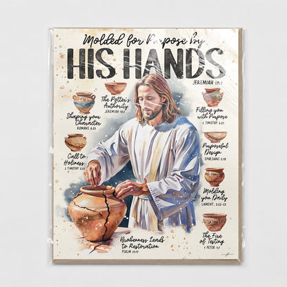 Jesus | Molded For A Purpose | Scripture Prompt Art Print