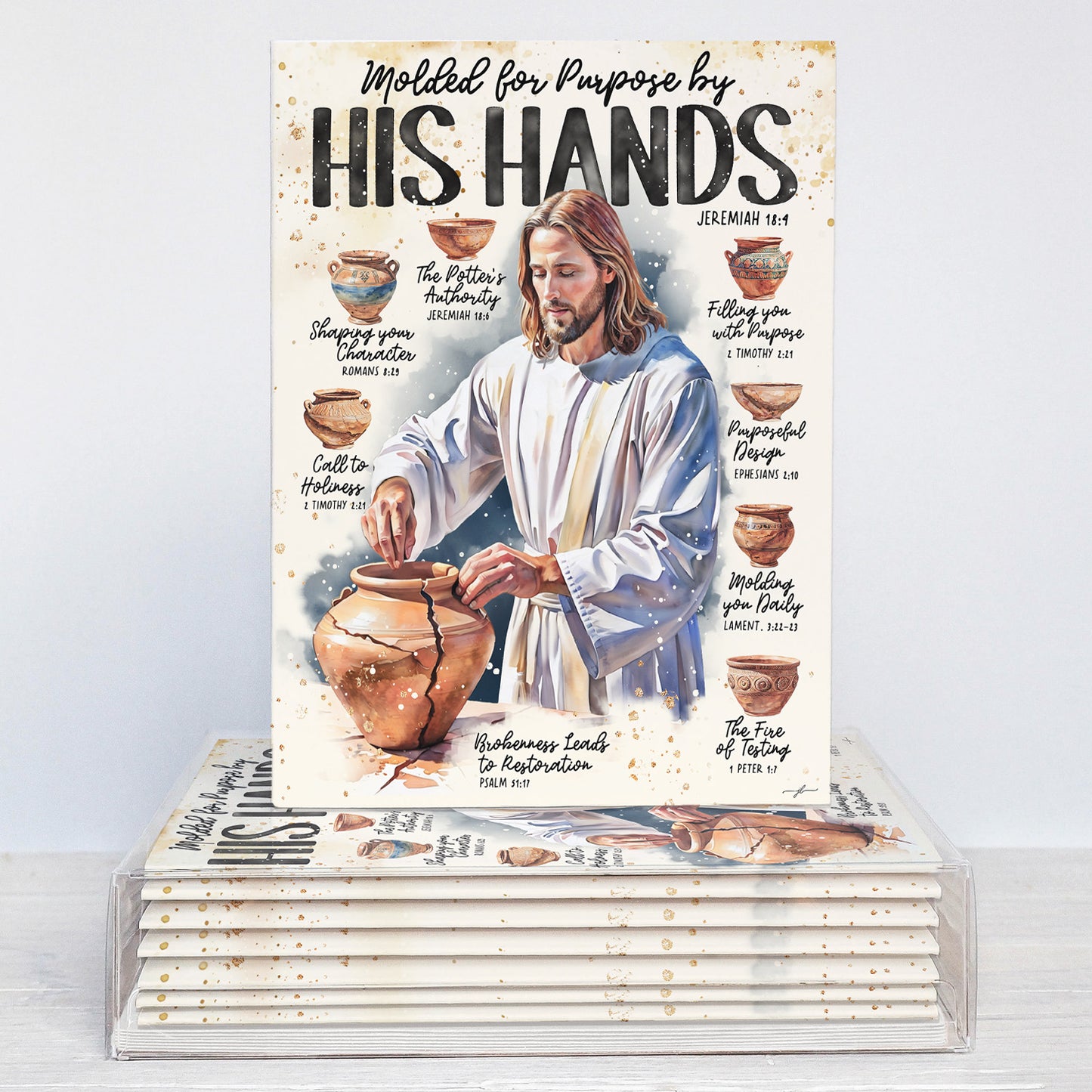Jesus | Molded For A Purpose  | Christian Greeting Card