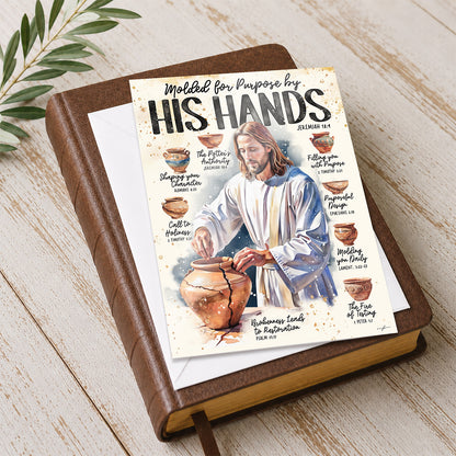 Jesus | Molded For A Purpose  | Christian Greeting Card