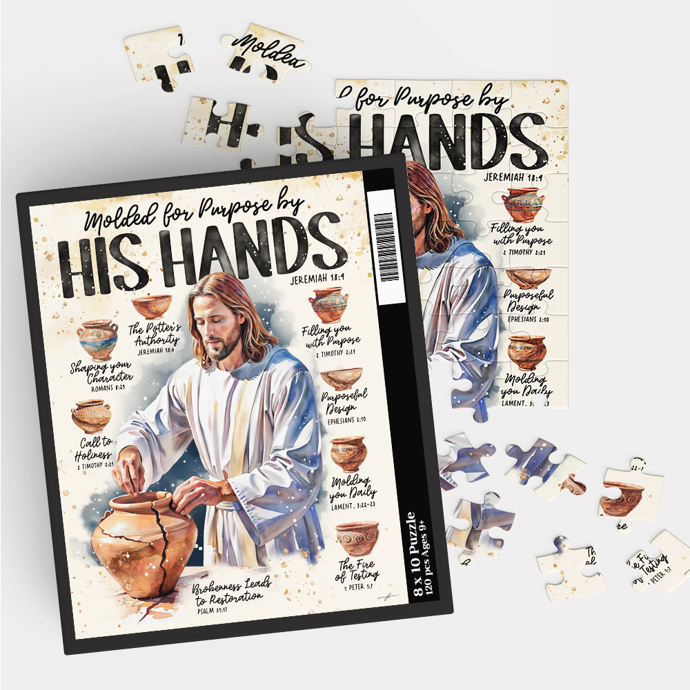 Molded For A Purpose • Jesus • Scripture Prompt •  Christian Puzzle