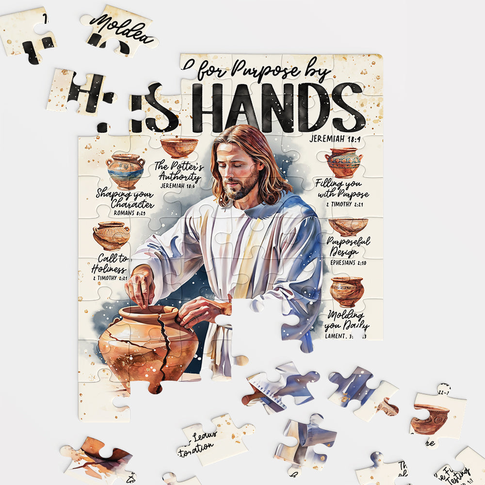 Molded For A Purpose • Jesus • Scripture Prompt •  Christian Puzzle