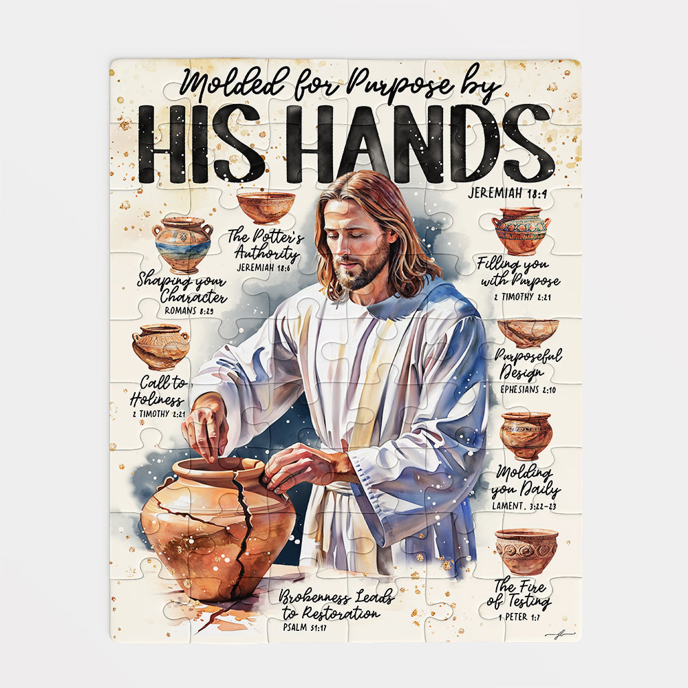 Molded For A Purpose • Jesus • Scripture Prompt •  Christian Puzzle
