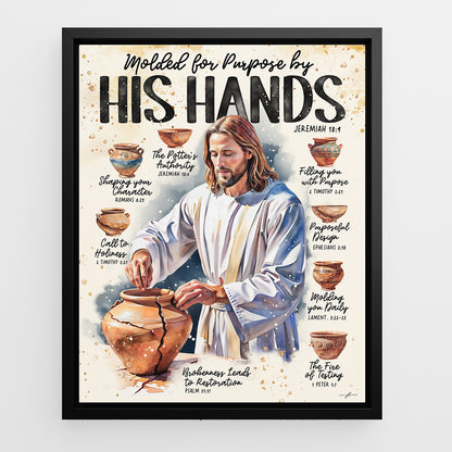 Jesus | Molded For A Purpose | Scripture Prompt Canvas