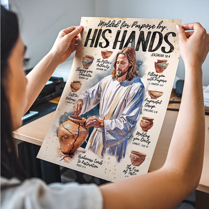 “Molded By His Hands” Christian Art Print