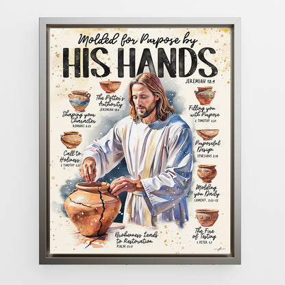 Jesus | Molded For A Purpose | Scripture Prompt Canvas