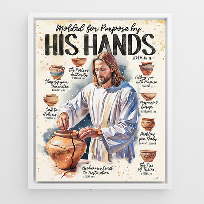 Jesus | Molded For A Purpose | Scripture Prompt Canvas