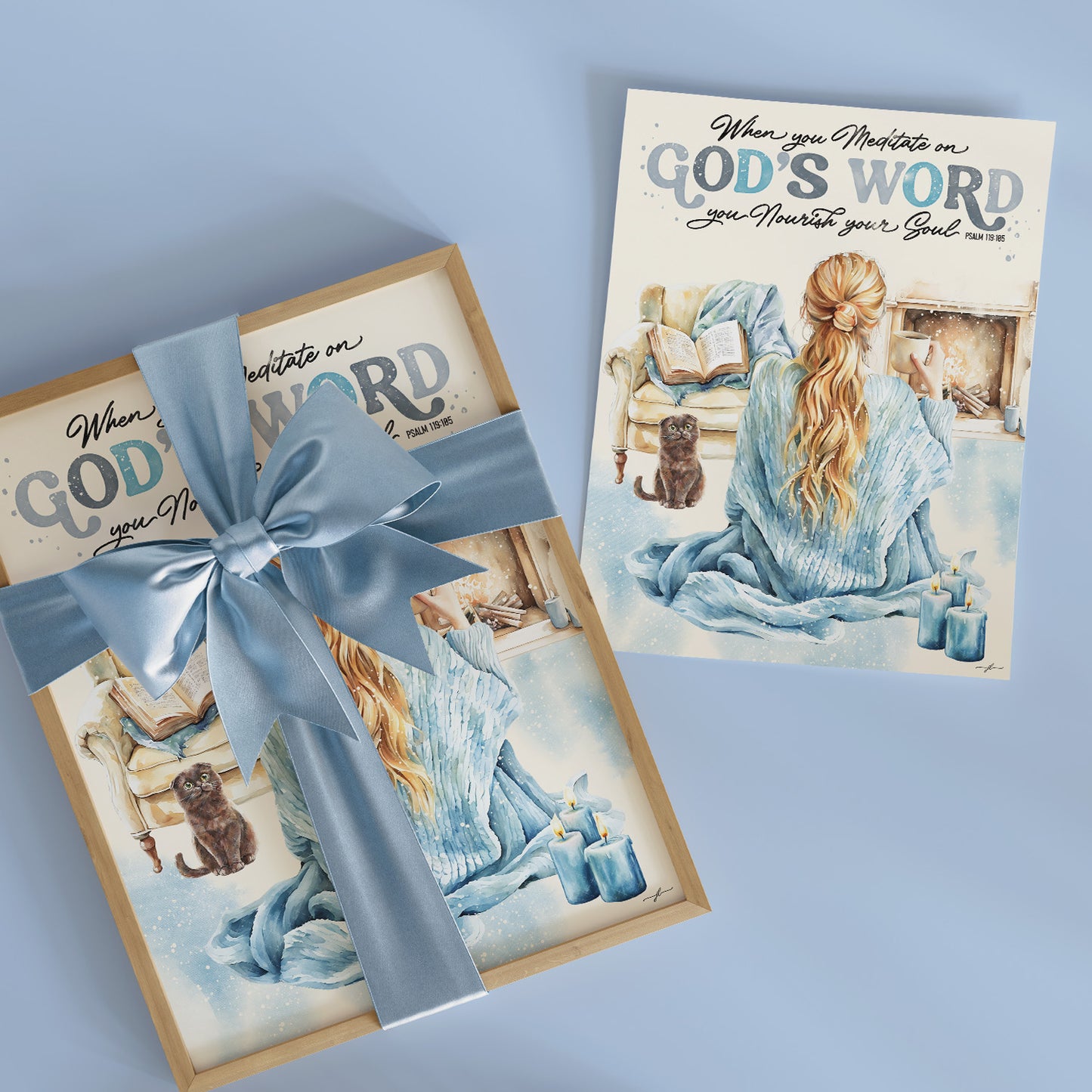 Winter | God's Word is Self Care | Giclée Christian Art Print