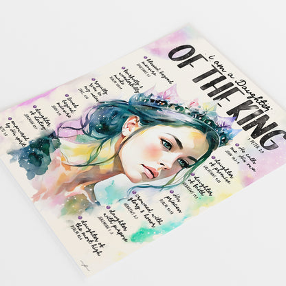 "Daughter of The King" Christian Art Print