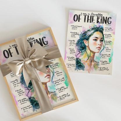 "Daughter of The King" Christian Art Print
