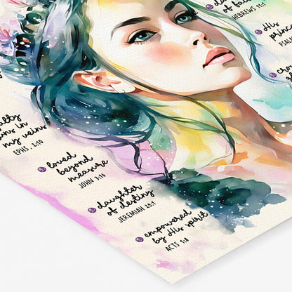 Daughter of The King | Scripture Prompt Art Print