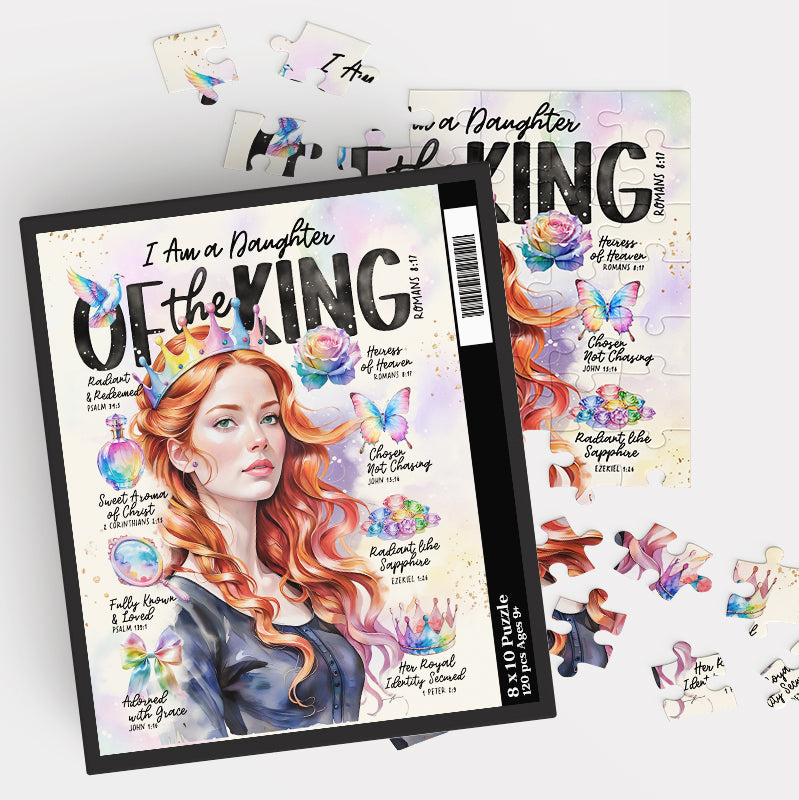 Daughter of The King Scripture Prompt Christian Puzzle