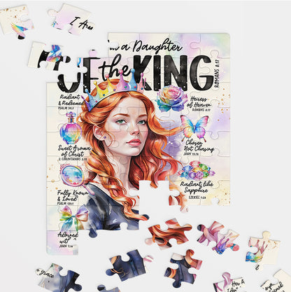 Daughter of The King Scripture Prompt Christian Puzzle