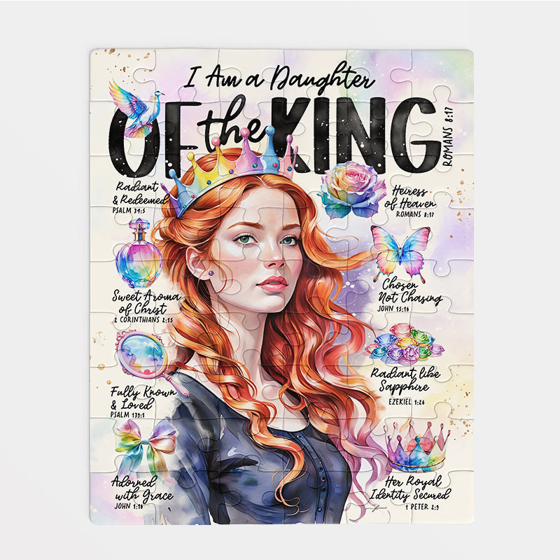 Daughter of The King Scripture Prompt Christian Puzzle