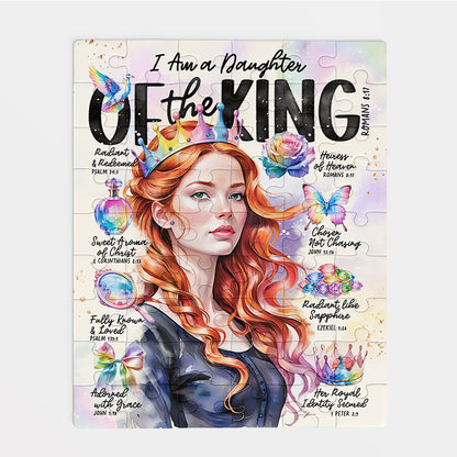 Daughter of The King Scripture Prompt Christian Puzzle
