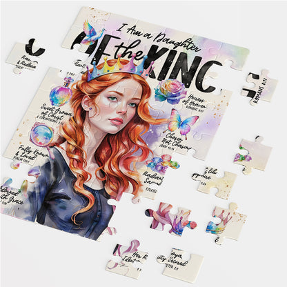 Daughter of The King Scripture Prompt Christian Puzzle