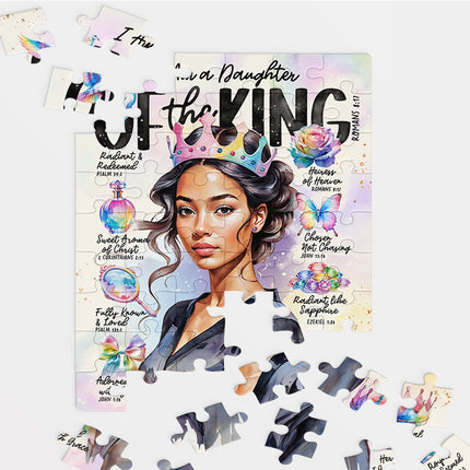 Daughter of The King Scripture Prompt Christian Puzzle
