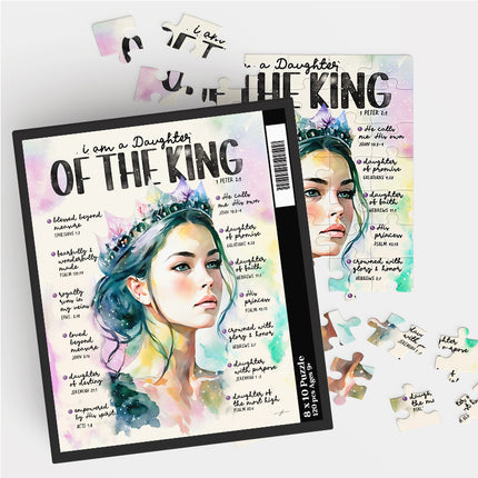 Daughter of The King Scripture Prompt Christian Puzzle