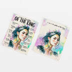 Daughter of The King Christian | Christian Premium Digital Download Set x 2 - Giclée Fine Art Print