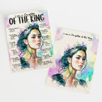 Daughter of The King Christian | Christian Premium Digital Download Set x 2 - Giclée Fine Art Print