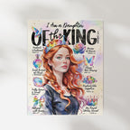 Daughter of The King • Scripture Prompt • Giclée Christian Art Print