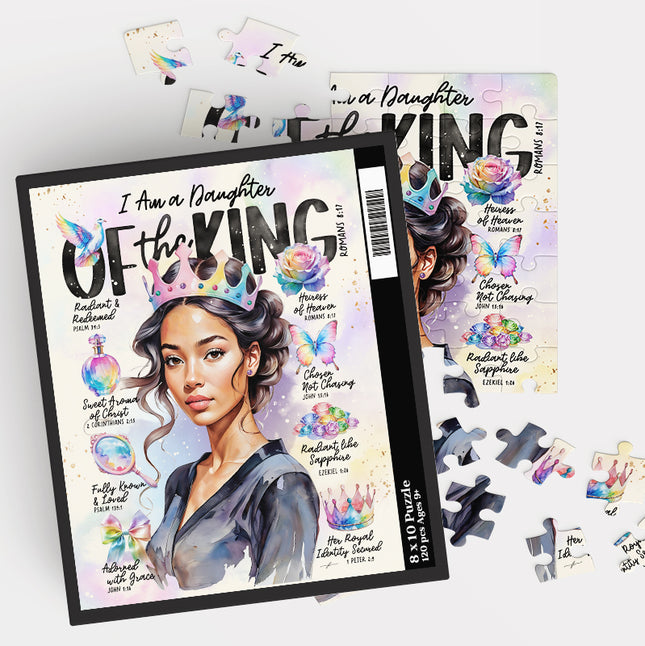 Daughter of The King Scripture Prompt Christian Puzzle