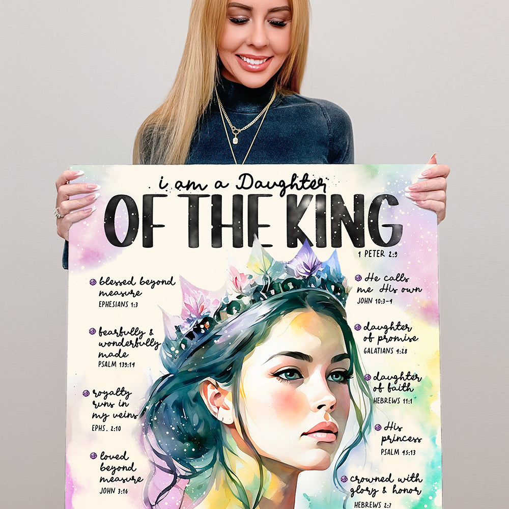 Daughter of The King | Scripture Prompt Art Print