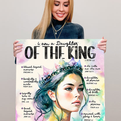 Daughter of The King | Scripture Prompt Art Print