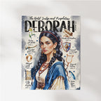 Deborah • Women of The Bible • Scripture Prompt • Giclée Christian Art Print
