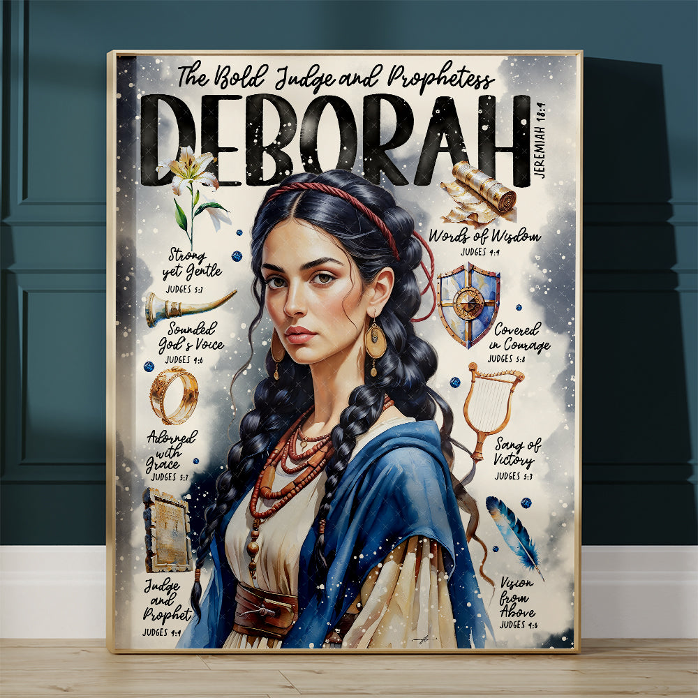 Women of The Bible | Deborah | Scripture Prompt Art Print