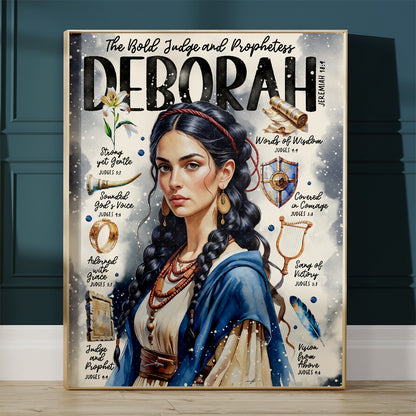 Women of The Bible | Deborah | Scripture Prompt Art Print
