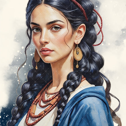 Deborah, Women of the Bible, Scripture Prompt, Bible Study, Christian, Giclée Art Print