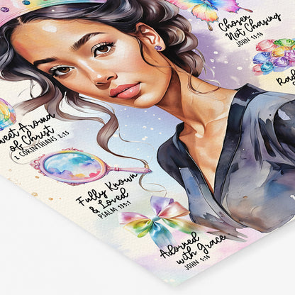 Daughter of The King | Series 2 | Scripture Prompt Art Print