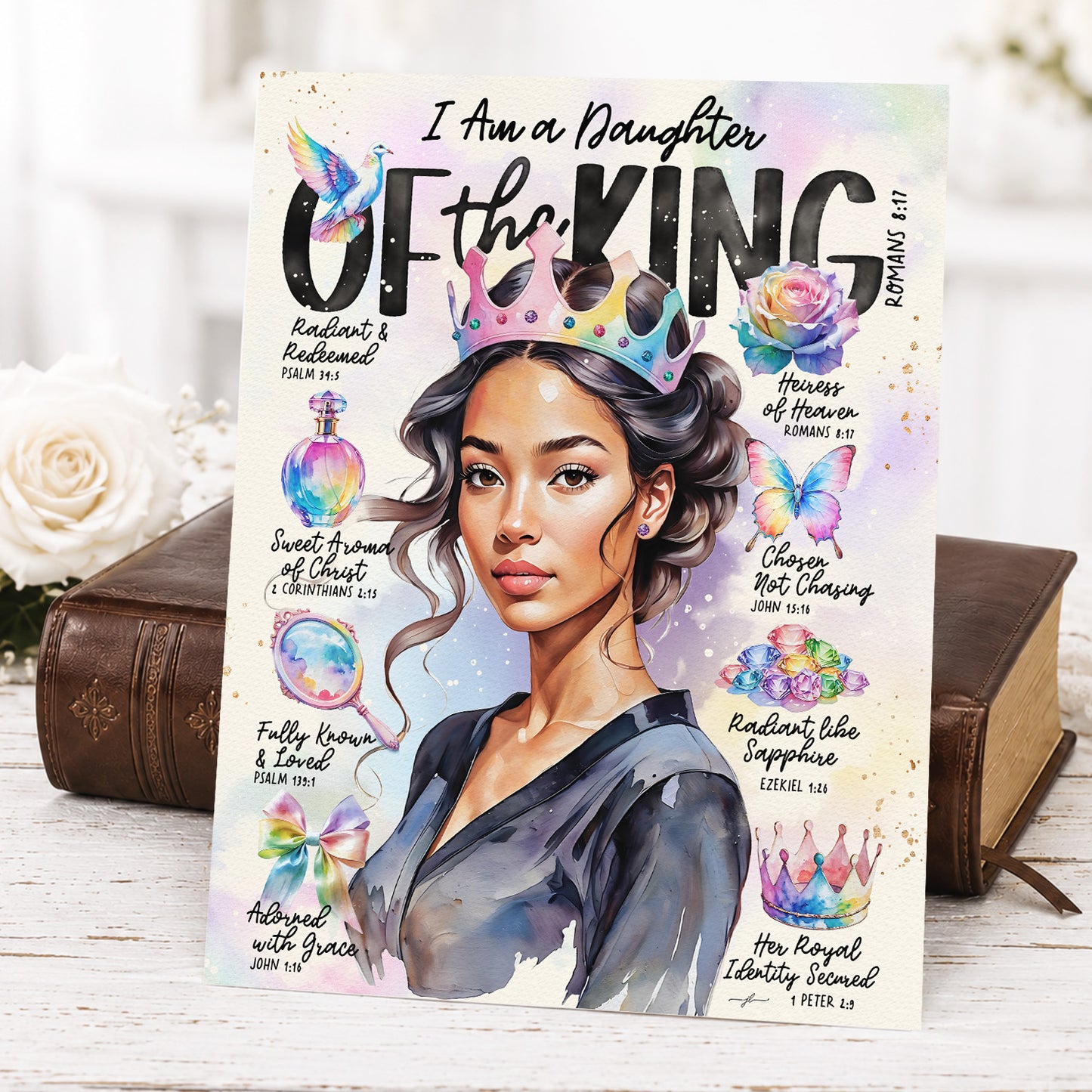 Daughter of The King | Series 2 | Scripture Prompt Art Print