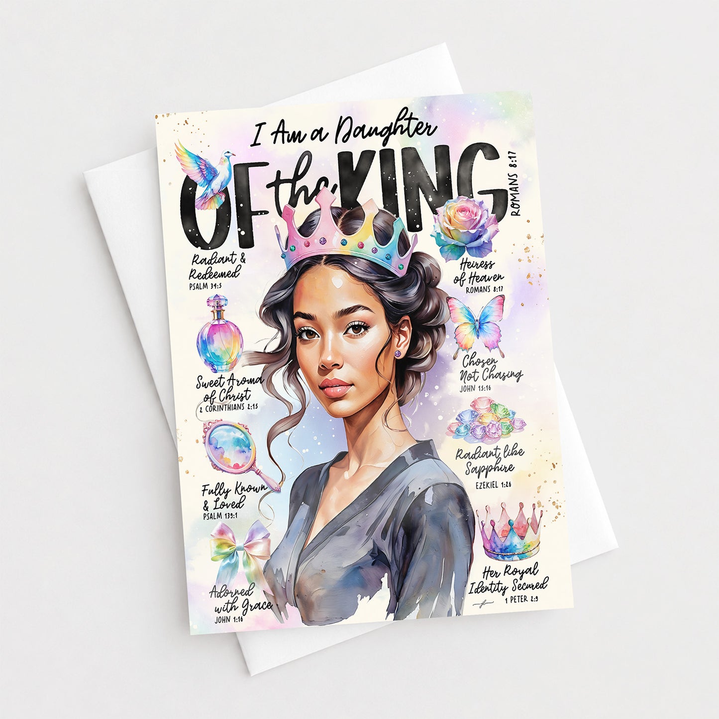 Daughter of The King | Series 2 | Christian Greeting Card