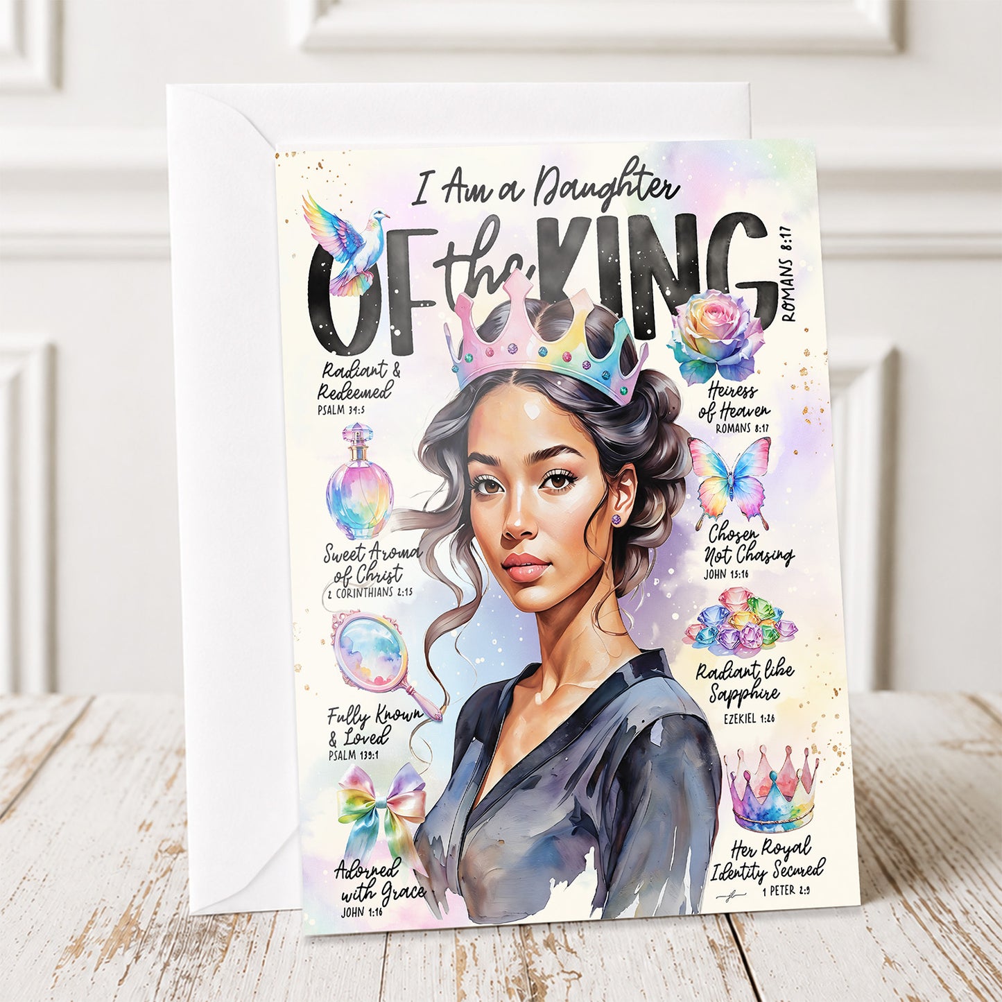 Daughter of The King | Series 2 | Christian Greeting Card