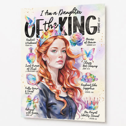 Daughter of The King | Series 2 | Scripture Prompt Art Print