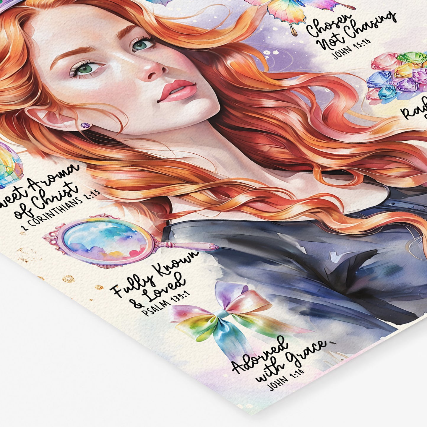 Daughter of The King | Series 2 | Scripture Prompt Art Print