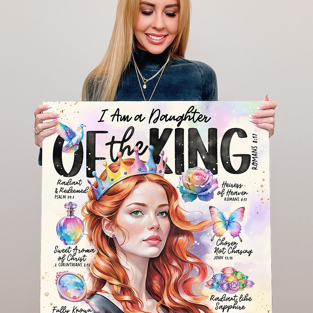 "Daughter of The King” Christian Art Print
