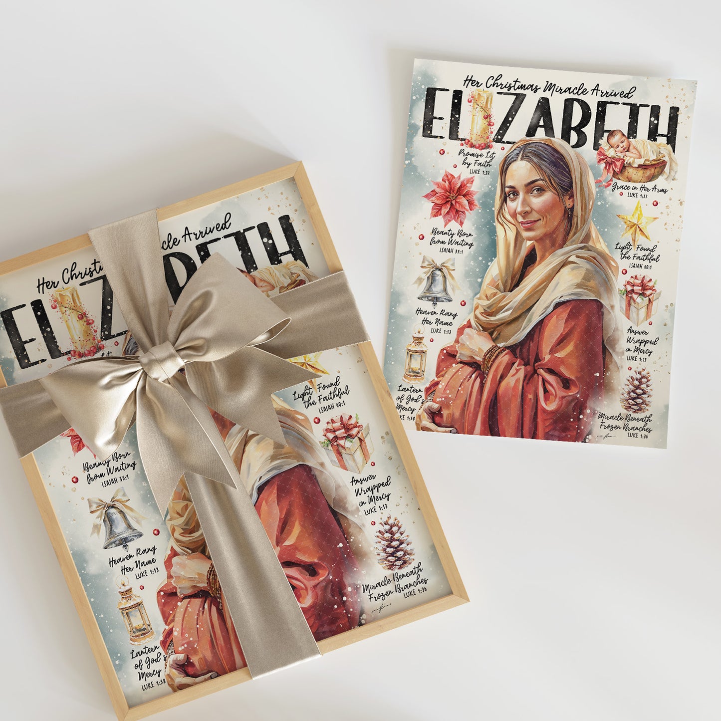 "Elizabeth" Women Of The Bible Art Print