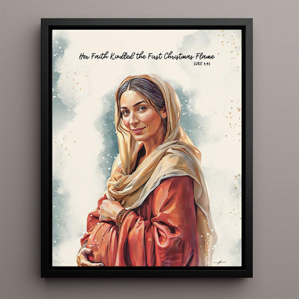 “Elizabeth” Women of The Nativity Premium Canvas