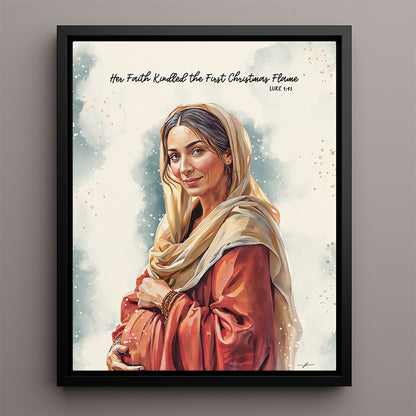 “Elizabeth” Women of The Nativity Premium Canvas