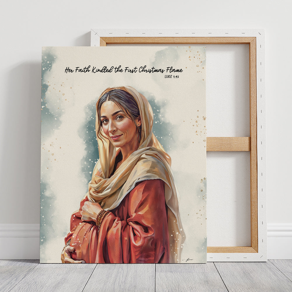 “Elizabeth” Women of The Nativity Premium Canvas