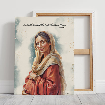 “Elizabeth” Women of The Nativity Premium Canvas